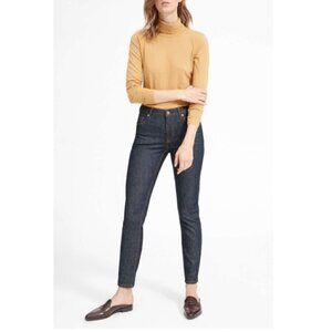 Everlane dark wash cropped ankle jeans, size 29